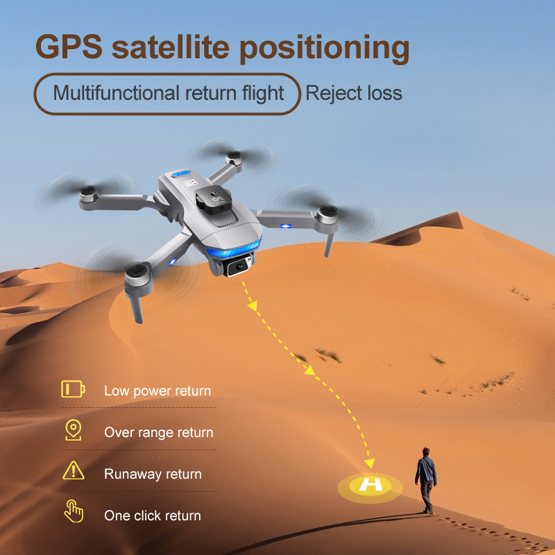D8PRO Brushless GPS Drone, 6K  - مراجعة Drone Gps Mount وسعره