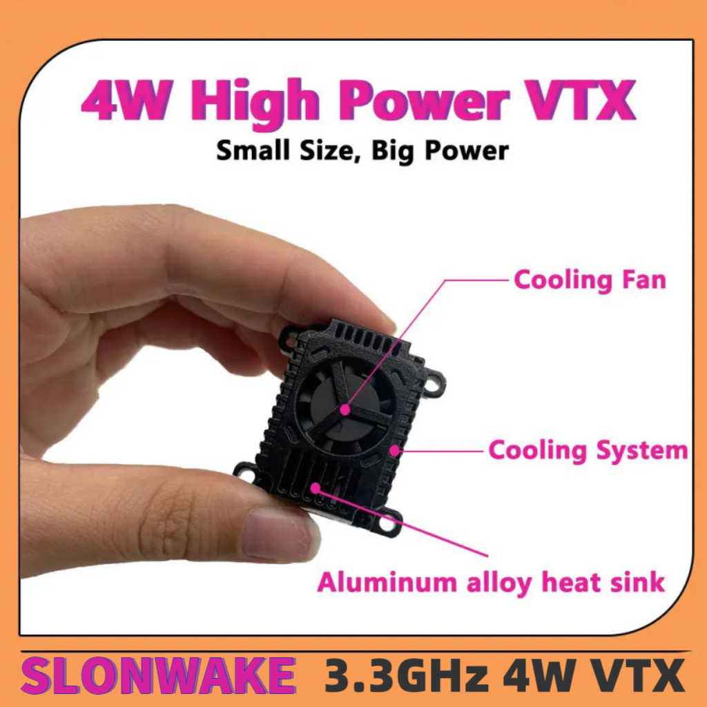 SLONWAKE FPV 3.3G 16CH 4000mW  - مراجعة Drone Frame وسعره