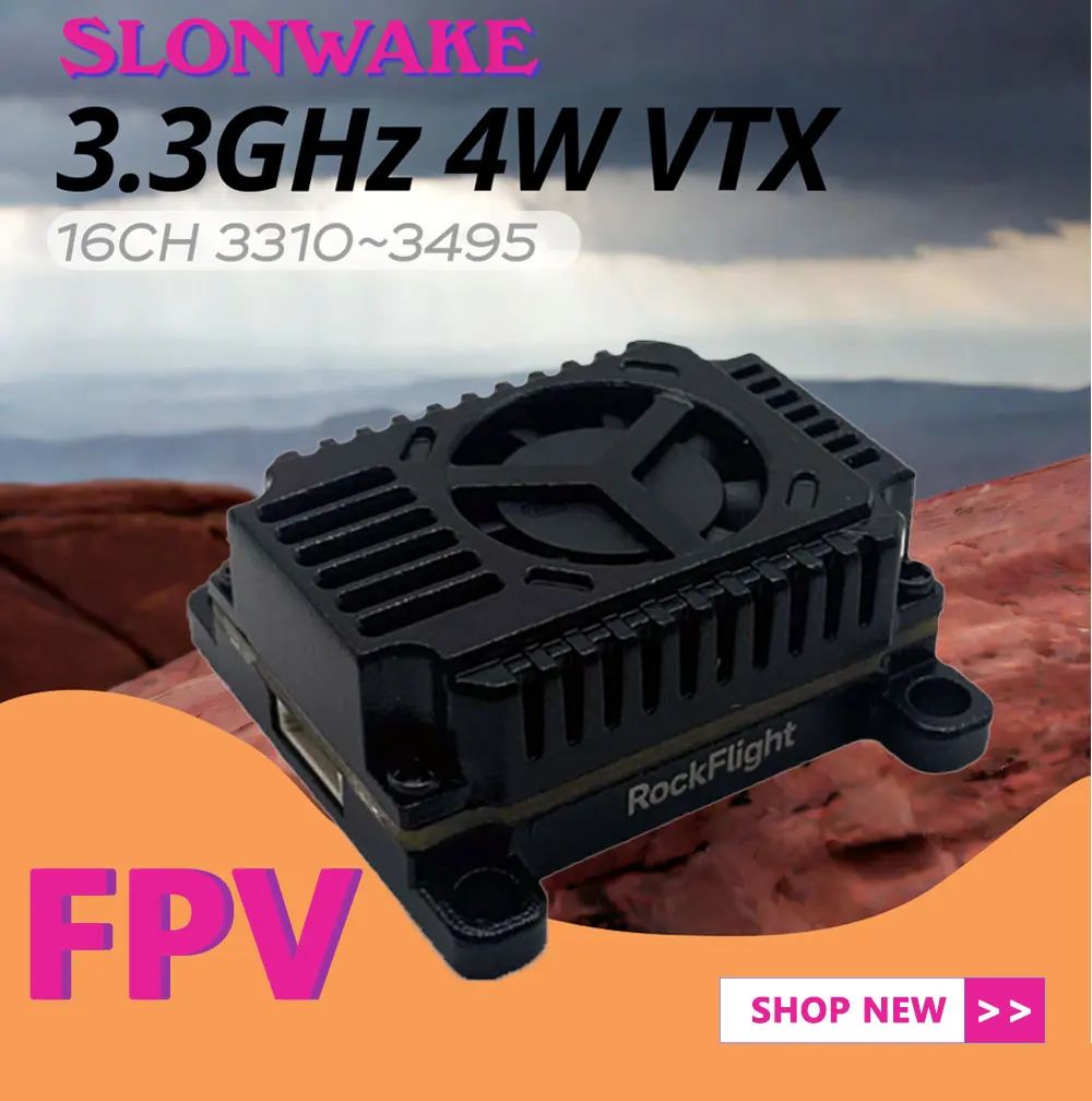SLONWAKE FPV 3.3G 16CH 4000mW  - مراجعة Drone Frame وسعره