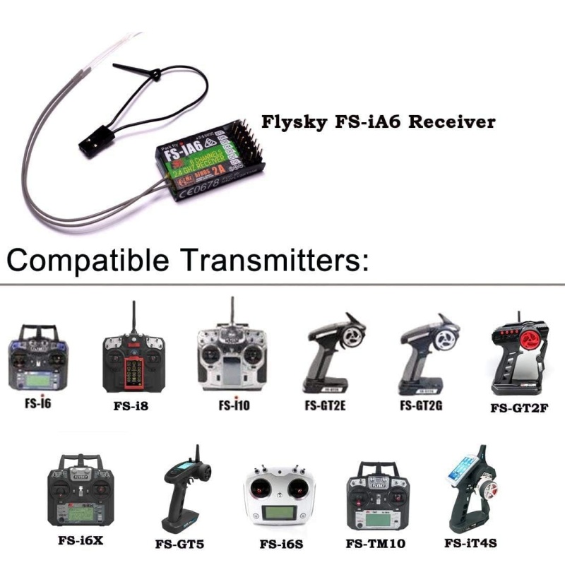 Flysky FS-IA6 Receiver 6CH Dua - مراجعة Drone Antenna وسعره