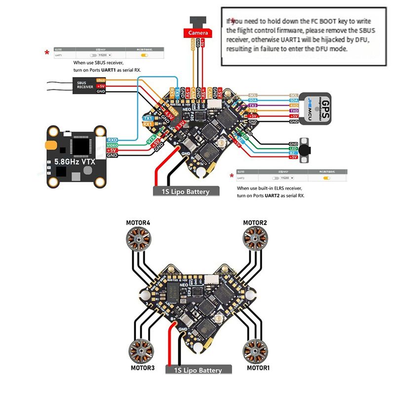 FBIL-F435 NEO 1S AIO Flight Co - مراجعة Drone Esc وسعره