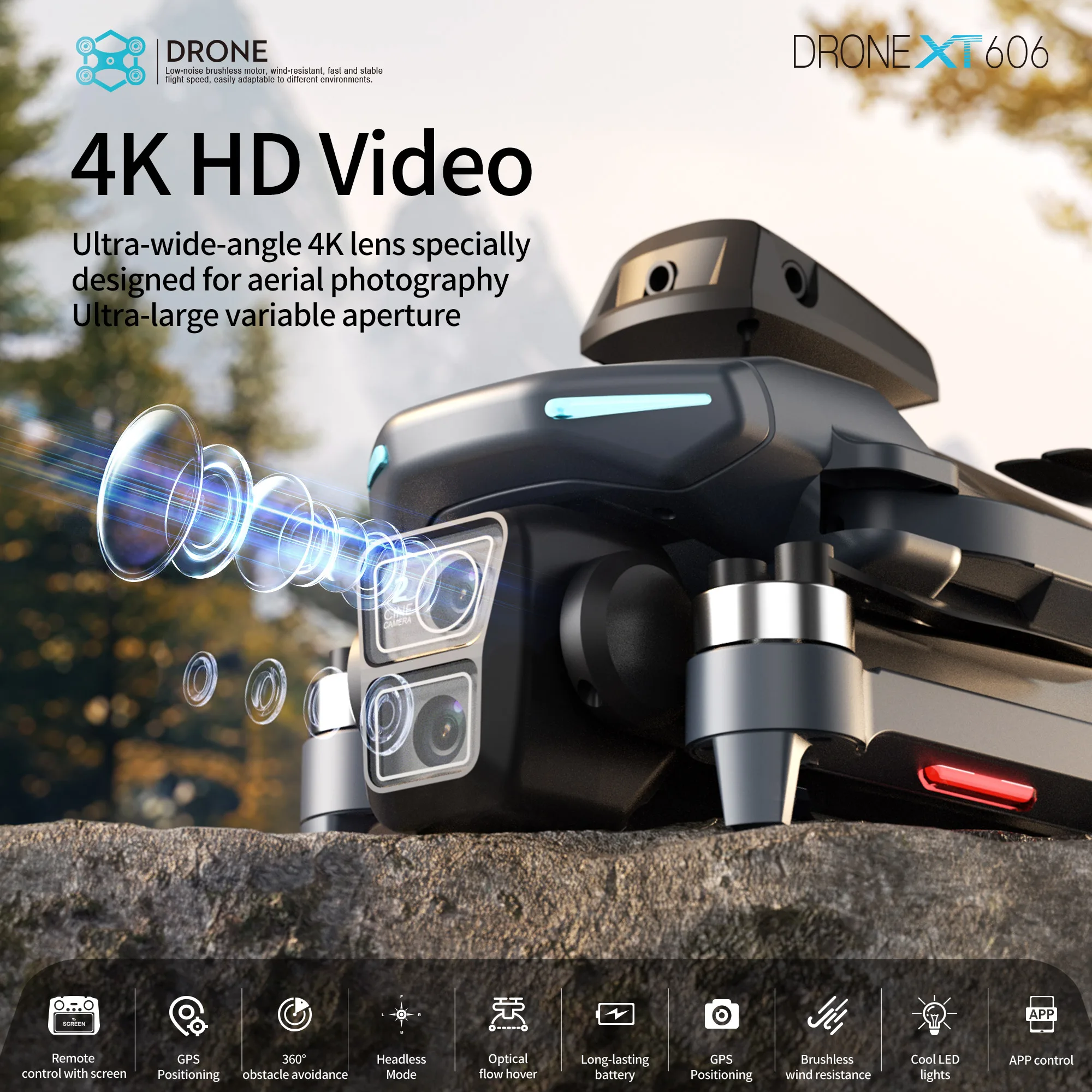 Lenovo XT606 Drone Professiona - مراجعة Drone Gps Mount وسعره
