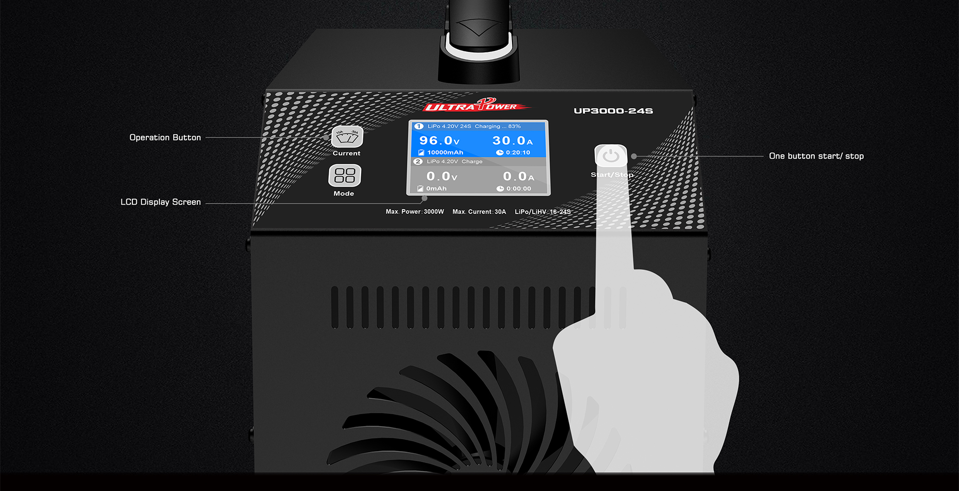 ULTRAPOWER UP3000-24S 3000W 30 - مراجعة Drone Charger وسعره