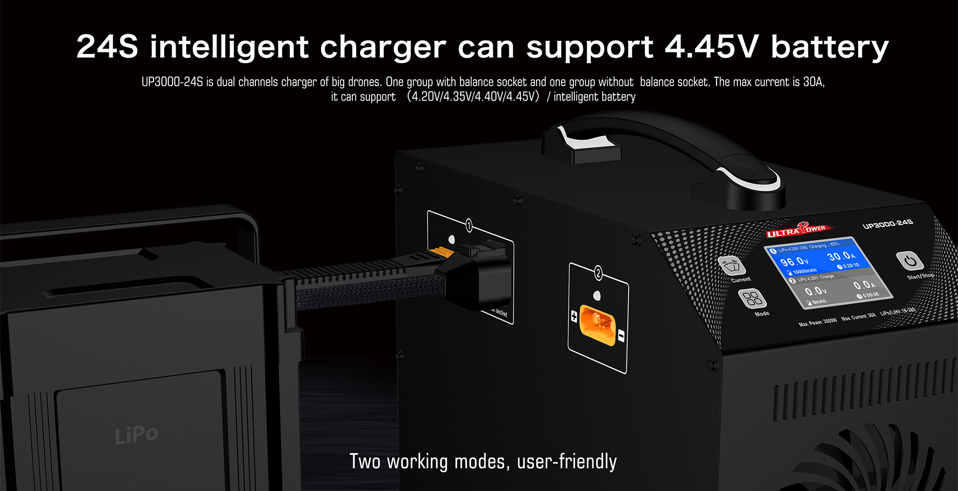 ULTRAPOWER UP3000-24S 3000W 30 - مراجعة Drone Charger وسعره