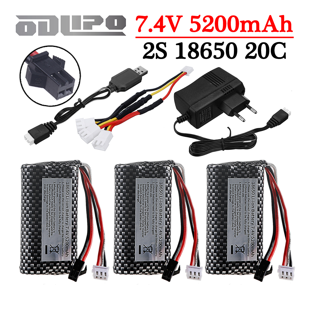 18650 7.4V 5200mAh Li-ion batt - مراجعة Drone Charger وسعره