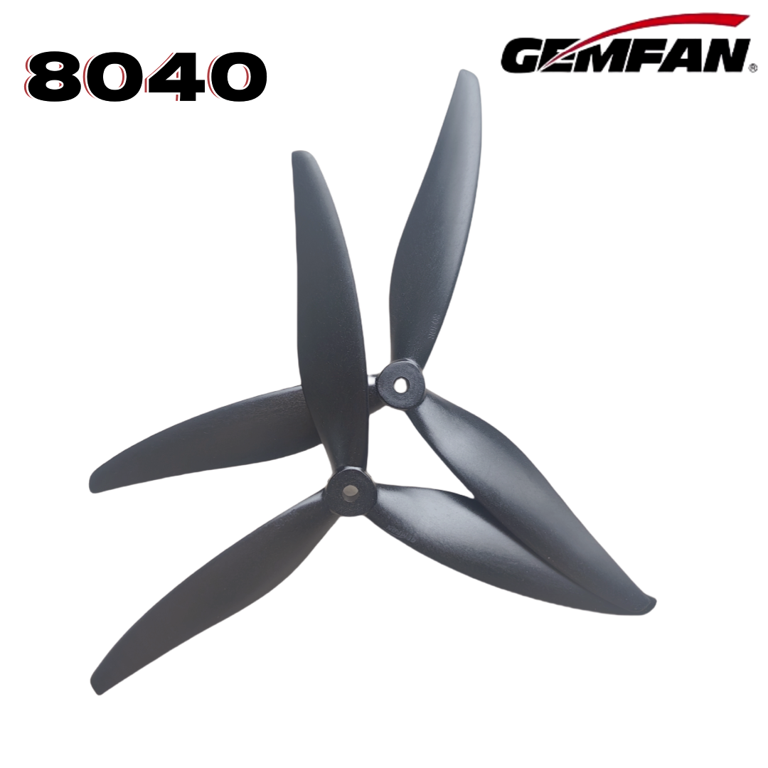 Gemfan 8040 8X4X3 3-blade 8-in - مراجعة Drone Propeller وسعره
