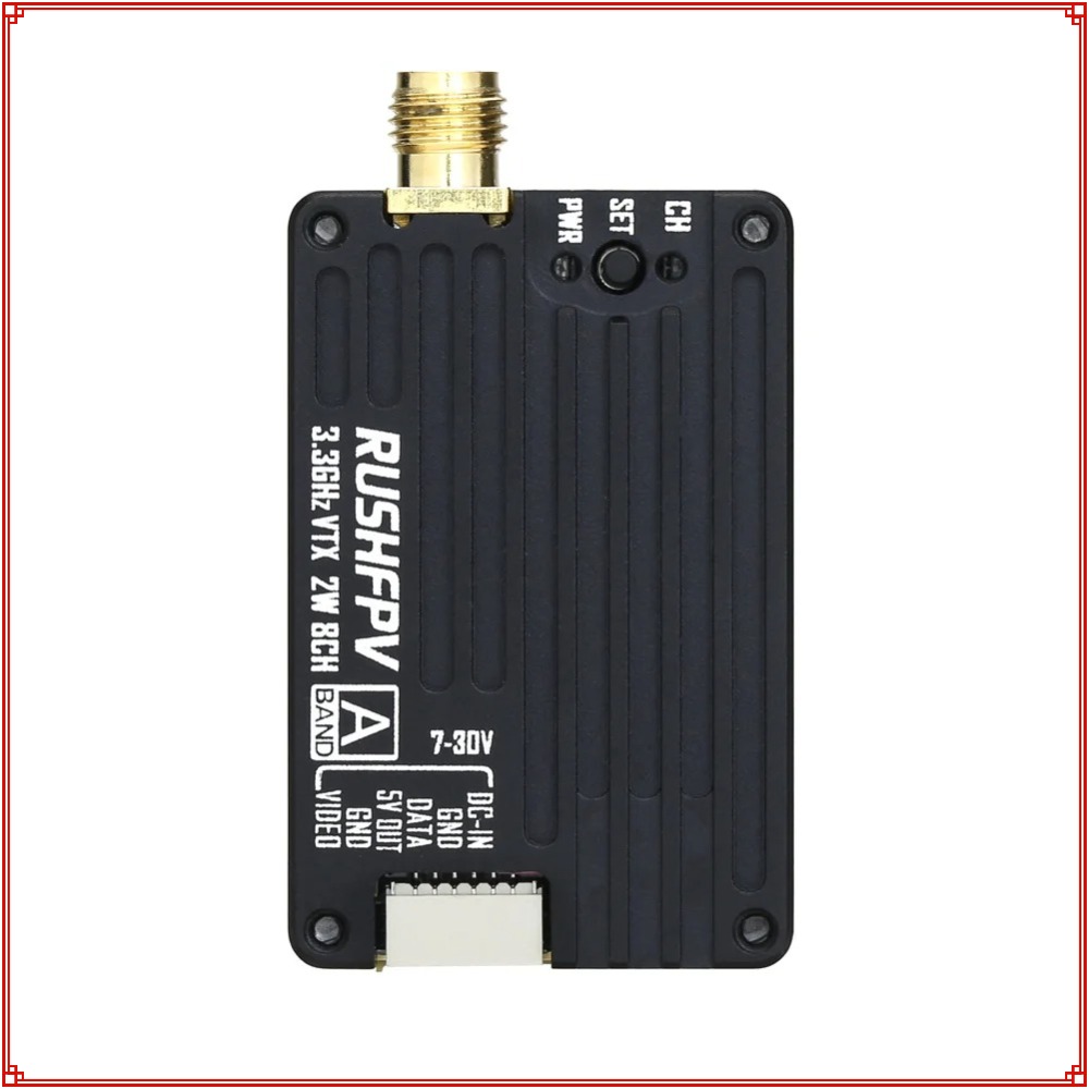 2026 New RUSHFPV 3.3G 2W VTX T - مراجعة Drone Antenna وسعره
