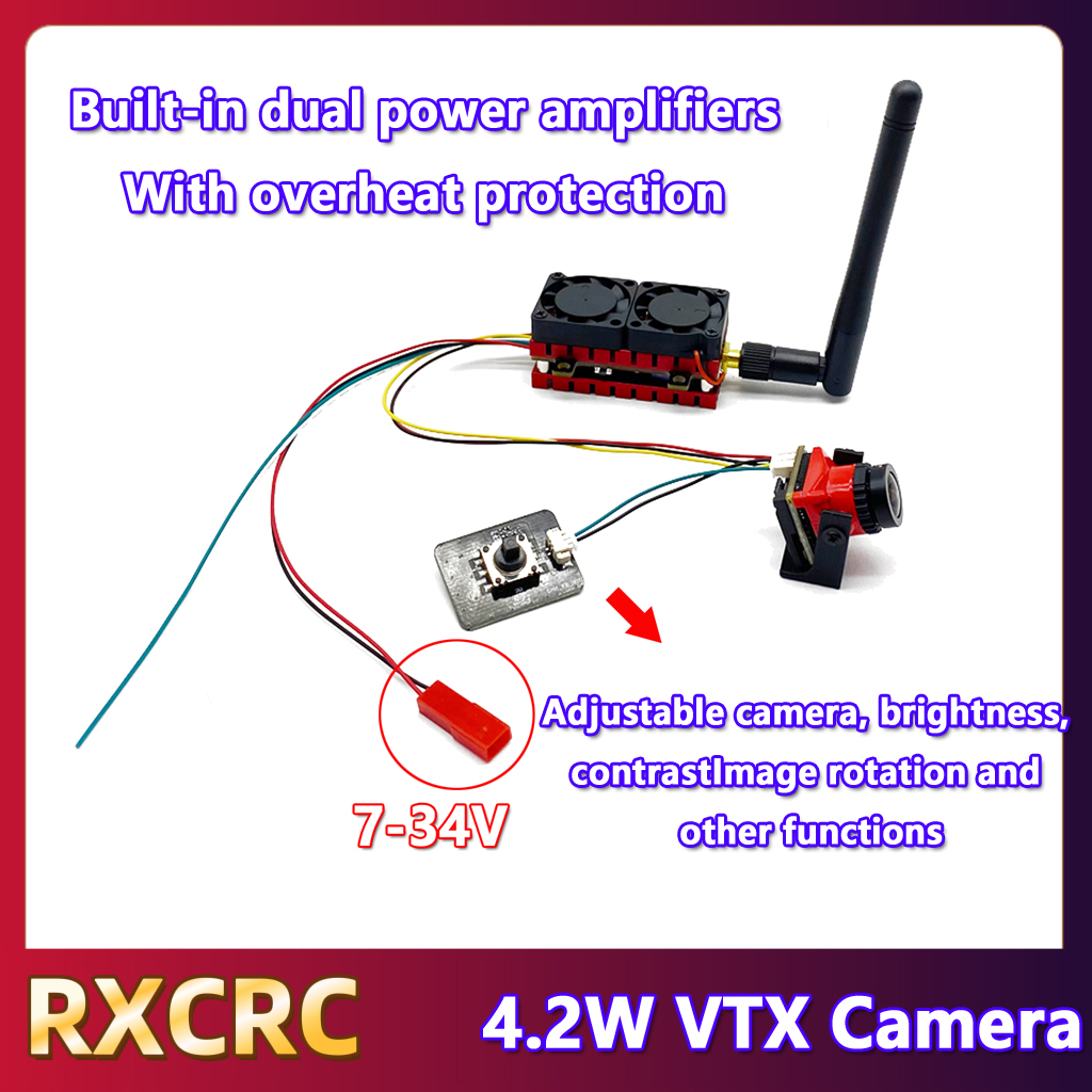 RXCRC 5.8G 48CH 4.2W High Powe - مراجعة Drone Frame وسعره