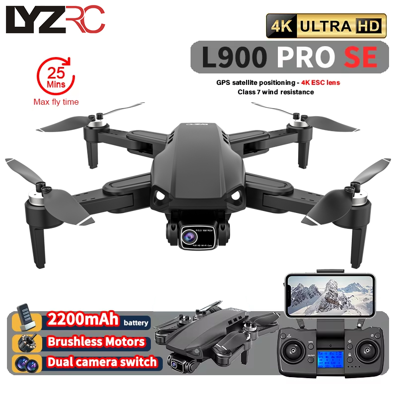 L900 Pro SE MAX GPS Drone 4K P - مراجعة Drone Gps Mount وسعره