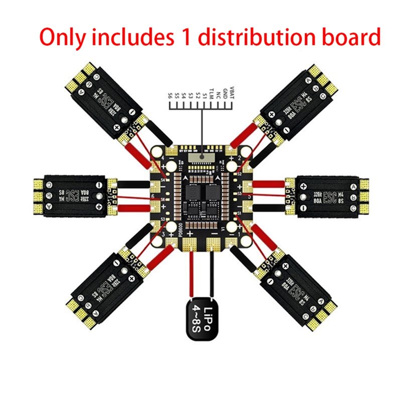 【CYBER MONDAY】1 Pc PDB600A 8S  - مراجعة Drone Power Distribution Board وسعره