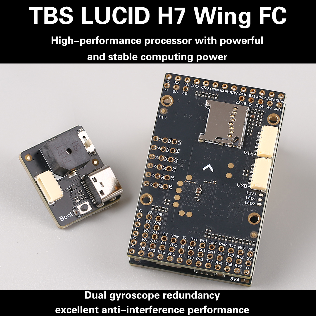 TBS LUCID H7 WING FC Dual Gyro - مراجعة Drone Flight Controller وسعره