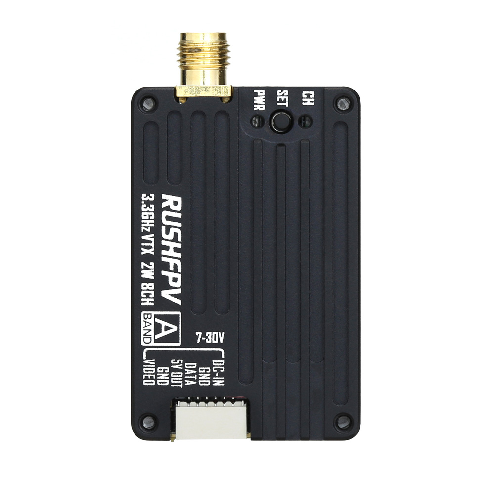 RUSHFPV 3.3G 2W VTX Transmitte - مراجعة Drone Antenna وسعره