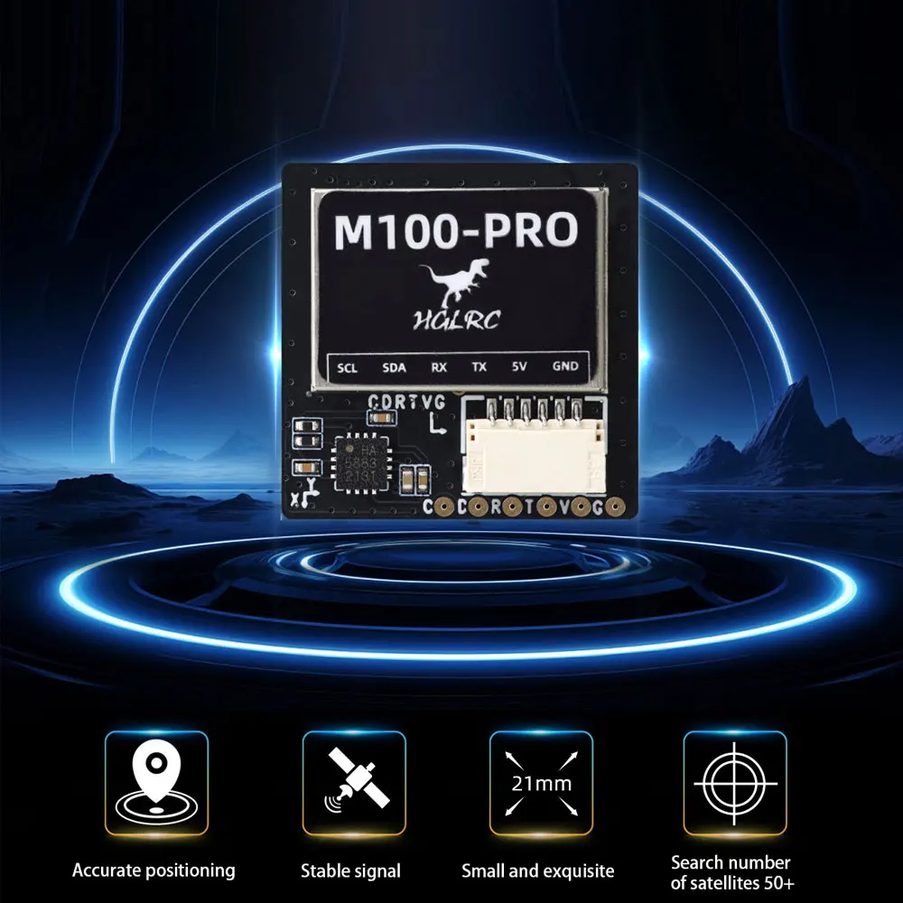 HGLRC M100 PRO GPS Chip B101 1 - مراجعة Drone Compass وسعره