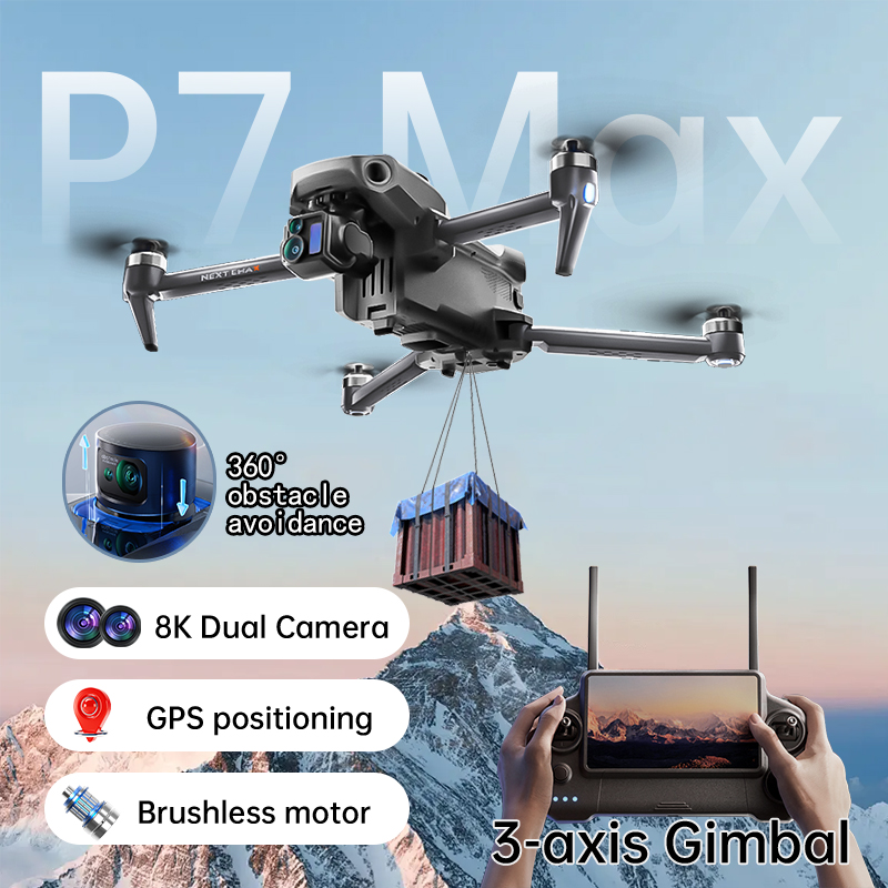 NEW P7 Max Drone 8K Camera GPS - مراجعة Drone Gps Mount وسعره