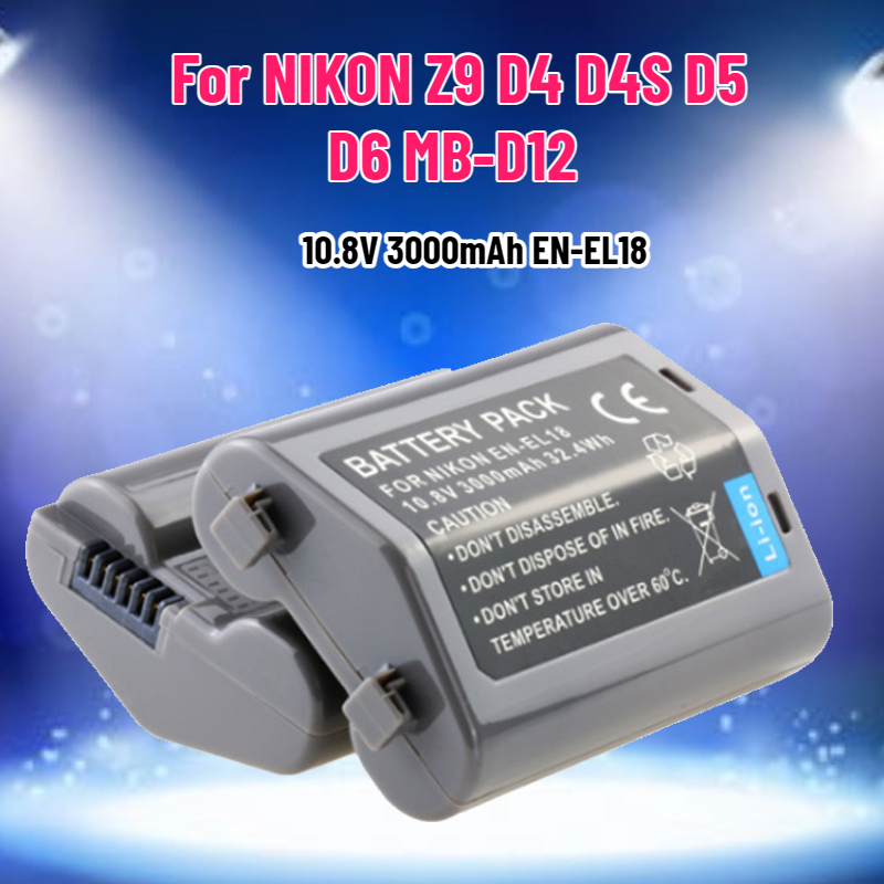 10.8V 3000mAh EN-EL18 EN-EL18A - مراجعة Drone Camera وسعره