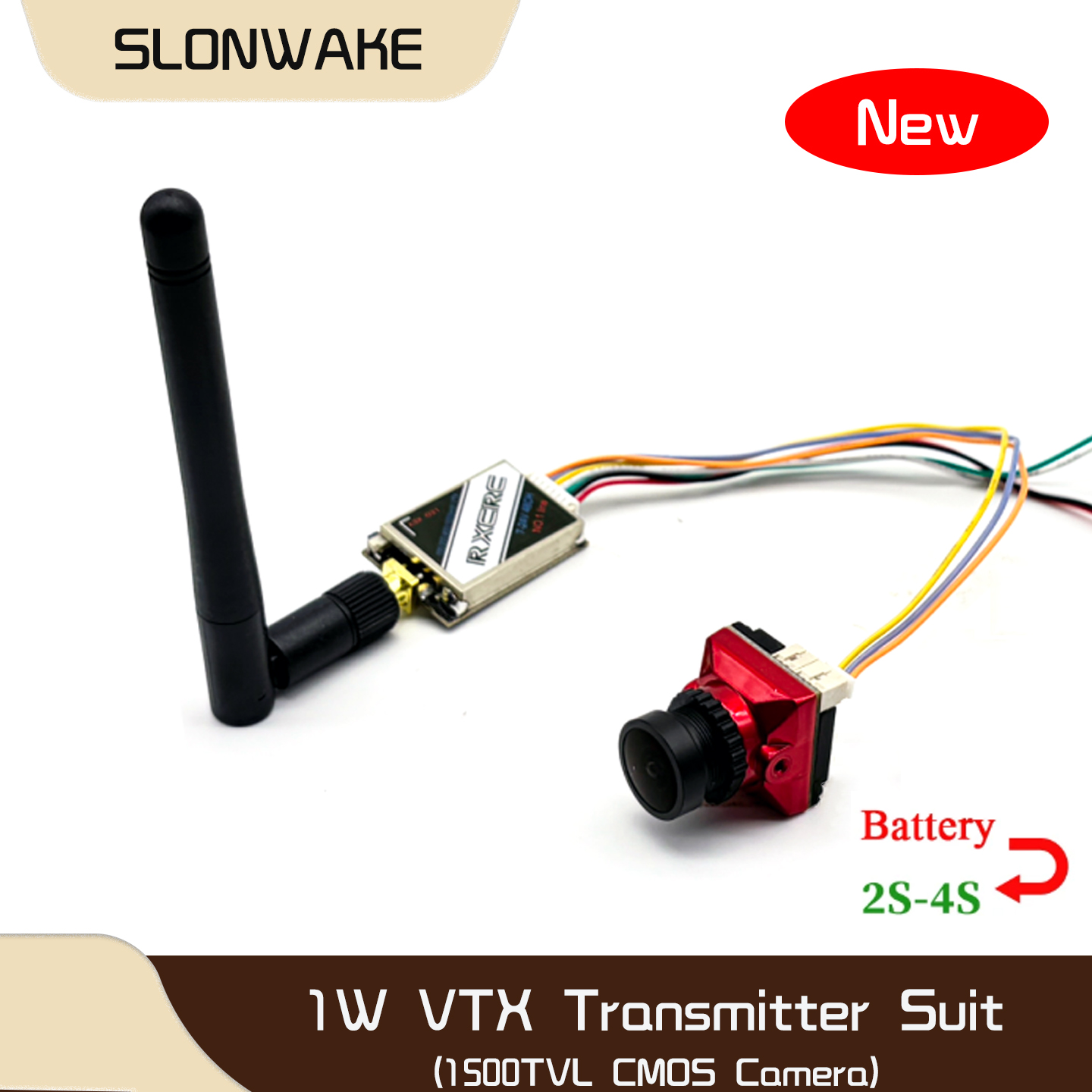 SLONWAKE  5.8G 48CH 1W VTX 100 - مراجعة Drone Frame وسعره