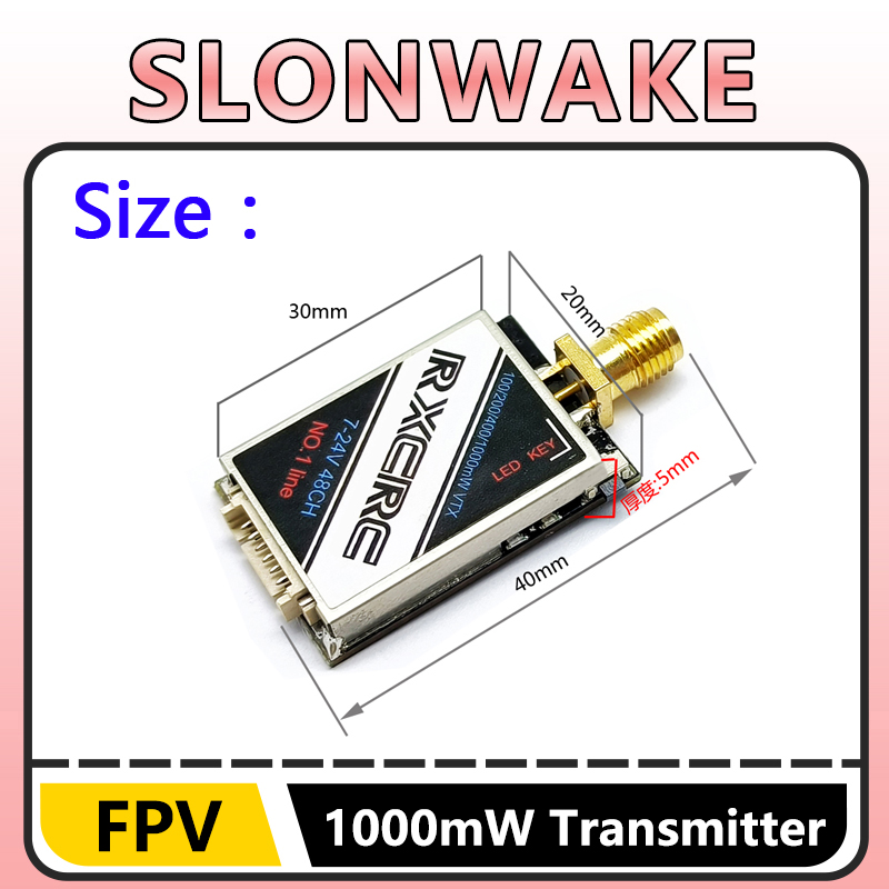SLONWAKE  5.8G 48CH 1W VTX 100 - مراجعة Drone Frame وسعره