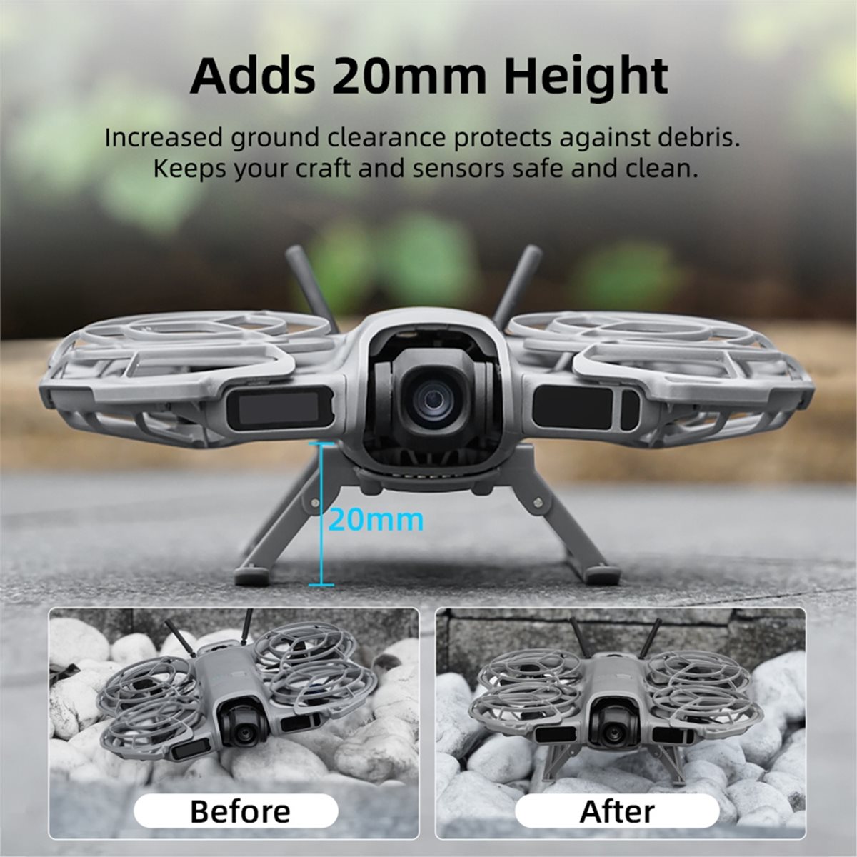 DTC5 Landing Gear for DJI NEO  - مراجعة Drone Landing Gear وسعره