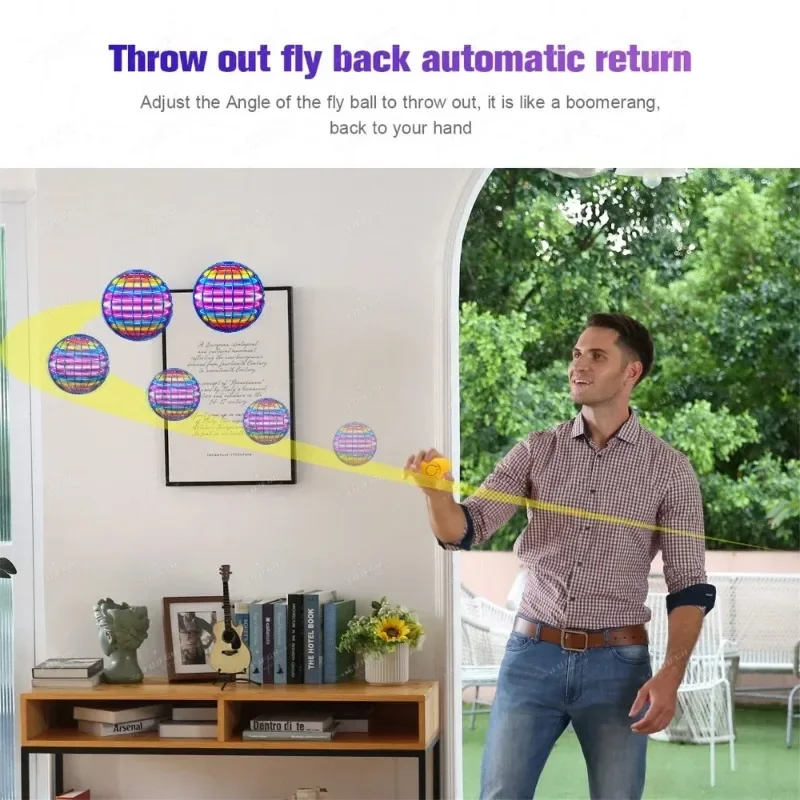 LED Light Up Flying Orb Boomer - مراجعة Drone Battery وسعره