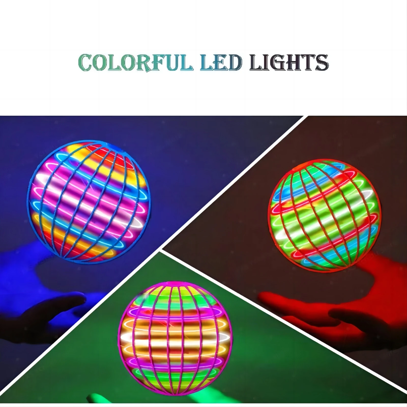 LED Light Up Flying Orb Boomer - مراجعة Drone Battery وسعره