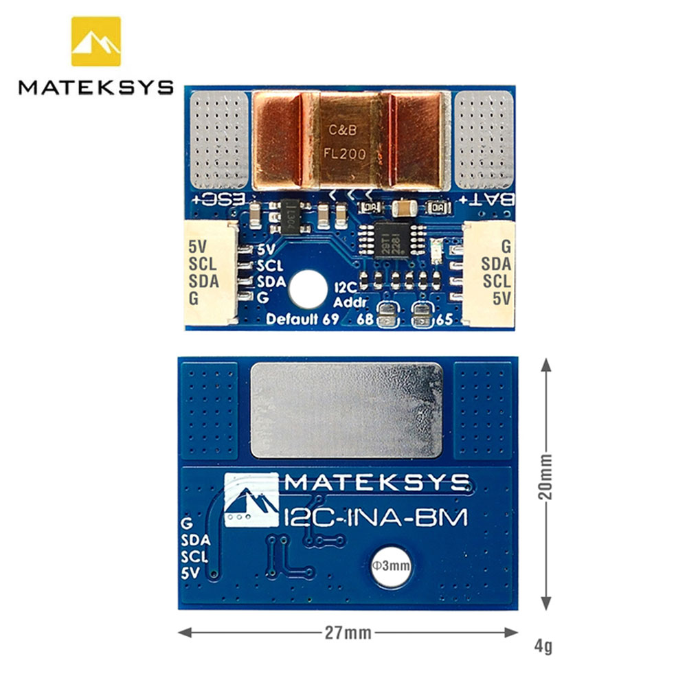 MATEK Mateksys I2C-INA-BM ULTR - مراجعة Drone Power Distribution Board وسعره