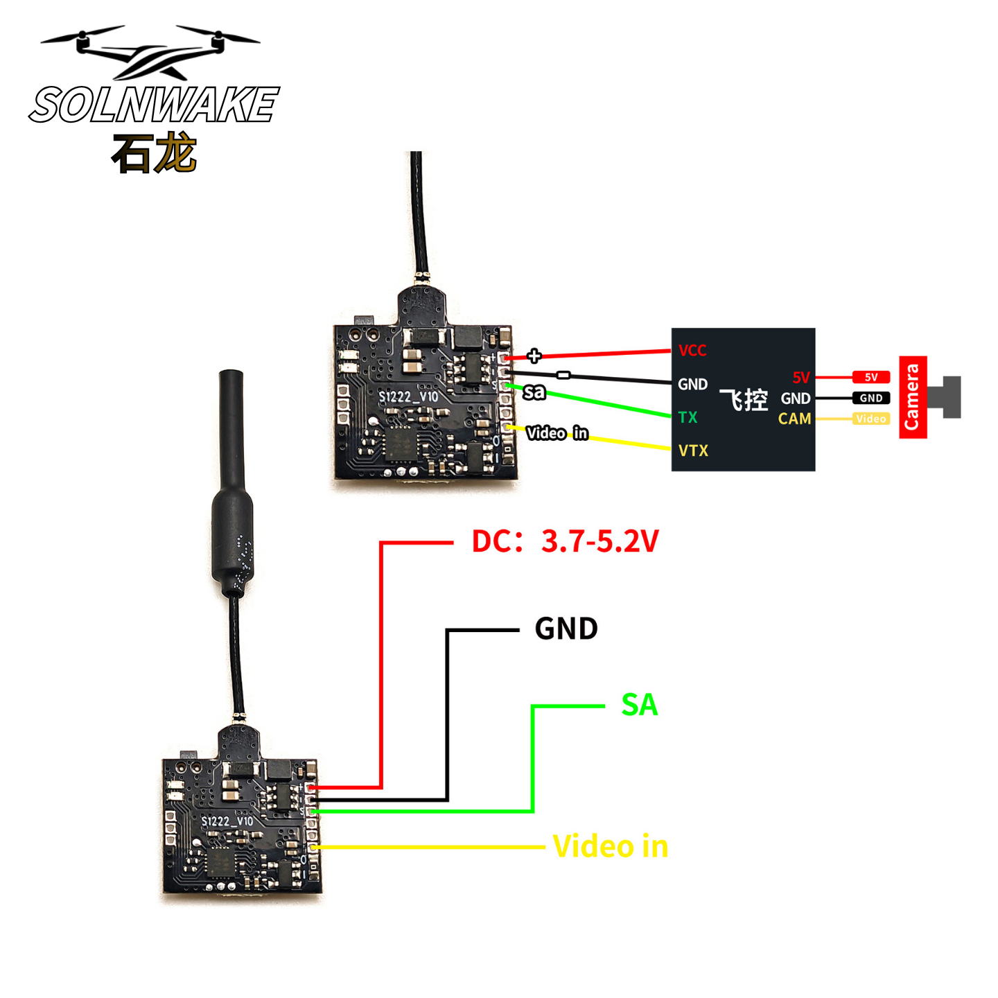 SLONWAKE Nano 5.8G 48CH 200mW  - مراجعة Drone Frame وسعره