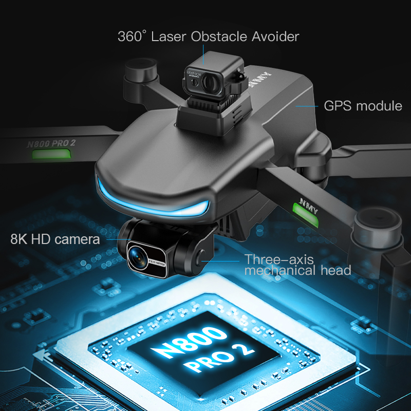 N800 PRO 2 GPS Drone Professio - مراجعة Drone Gps Mount وسعره