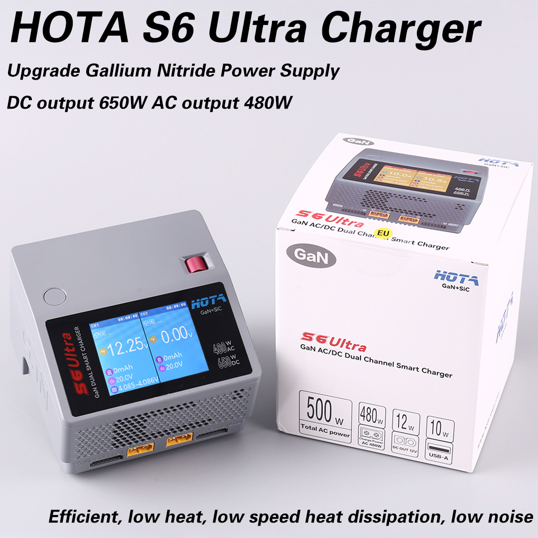 HOTA S6 Ultra Gallium Nitride  - مراجعة Drone Charger وسعره
