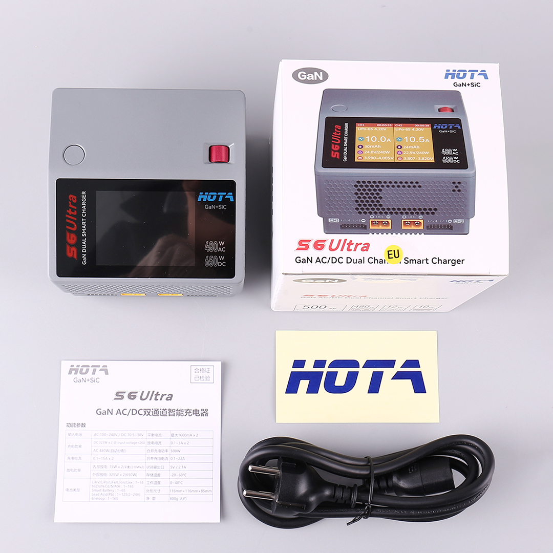 HOTA S6 Ultra Gallium Nitride  - مراجعة Drone Charger وسعره