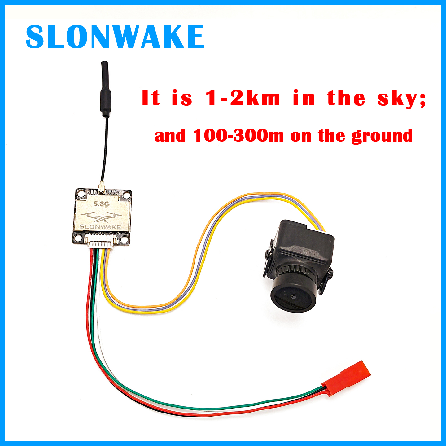 SLONWAKE Ready to use 5.8G 48C - مراجعة Drone Frame وسعره