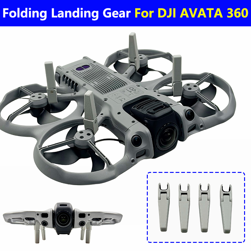 Foldable Landing Gear For DJI  - مراجعة Drone Landing Gear وسعره