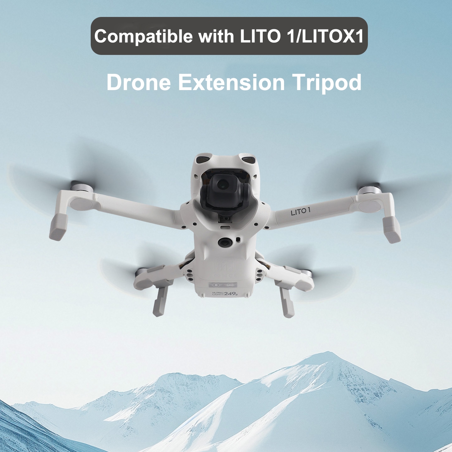 Landing Gear Extender for DJI  - مراجعة Drone Landing Gear وسعره