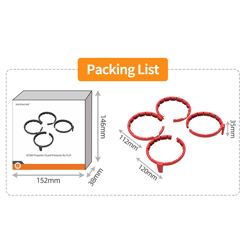 For DJI Flip Drone Propeller G - مراجعة Drone Propeller Guard وسعره
