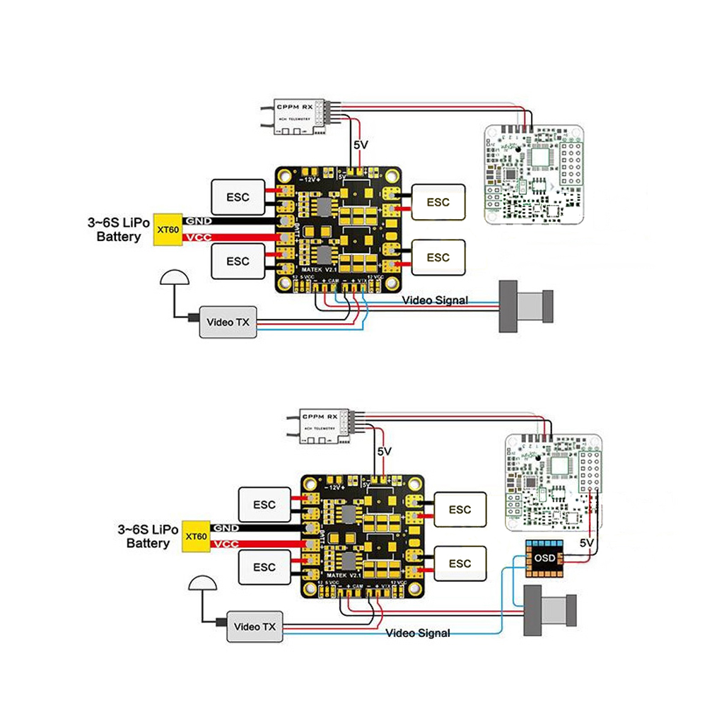 Mini  Power Hub Power Matek PD - مراجعة Drone Power Distribution Board وسعره