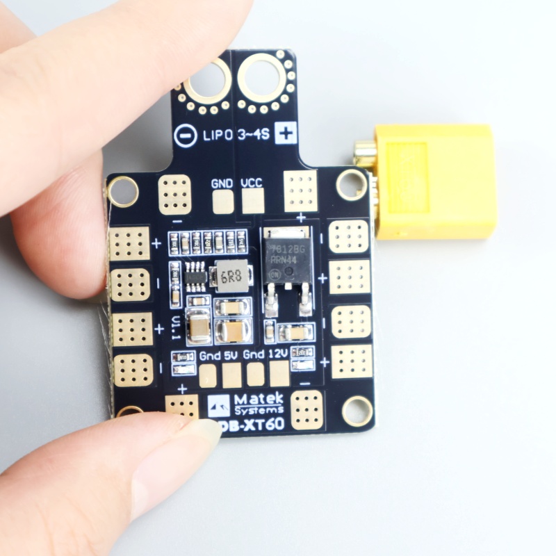 Matek Systems PDB XT60 W/ BEC  - مراجعة Drone Power Distribution Board وسعره