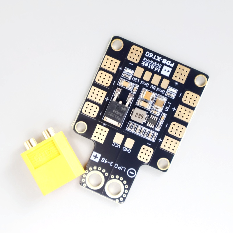 Matek Systems PDB XT60 W/ BEC  - مراجعة Drone Power Distribution Board وسعره