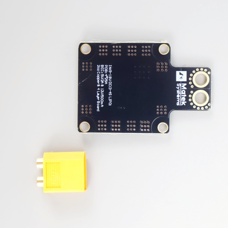 Matek Systems PDB XT60 W/ BEC  - مراجعة Drone Power Distribution Board وسعره
