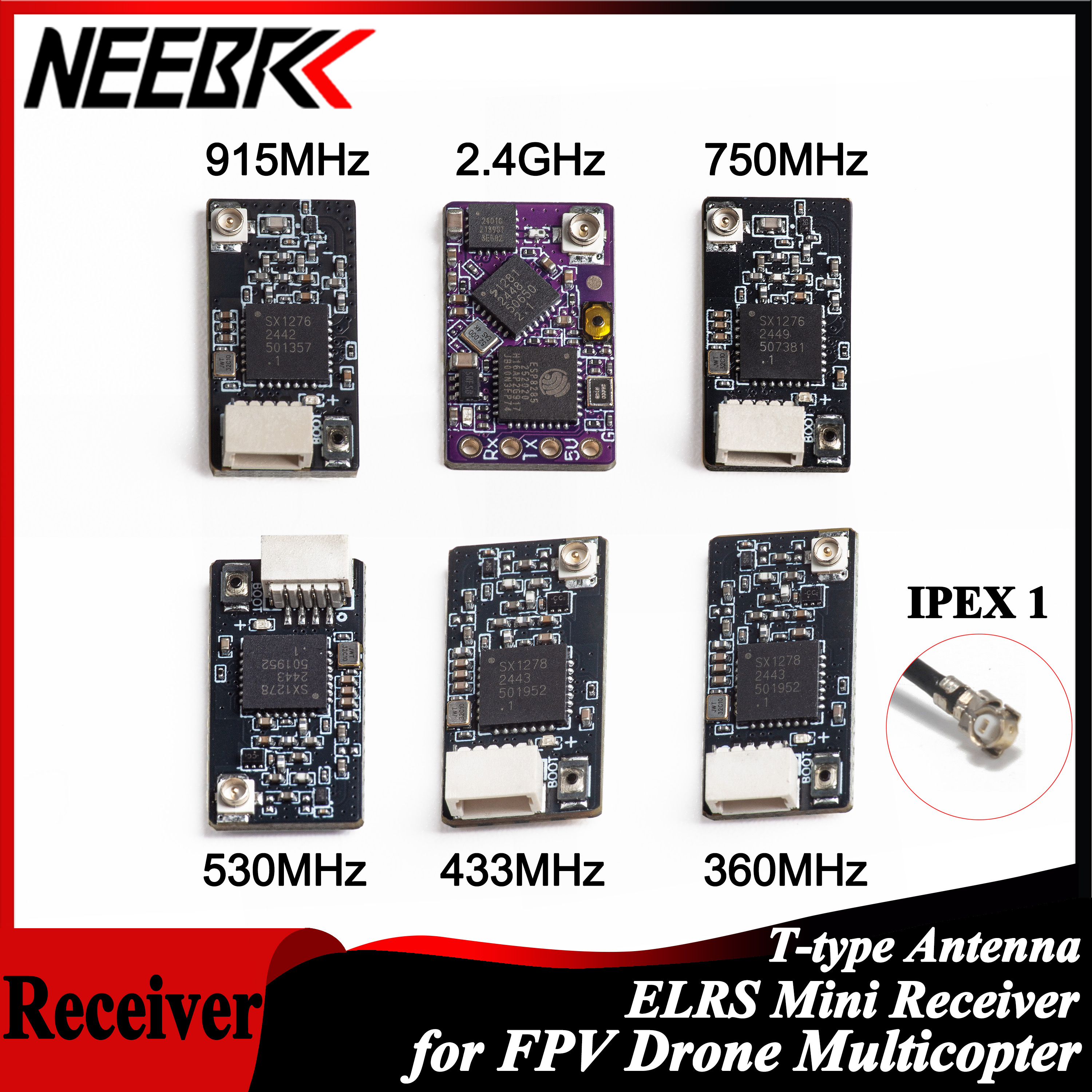 NEEBRC ELRS 2.4G/915Mhz/360Mhz - مراجعة Drone Frame وسعره