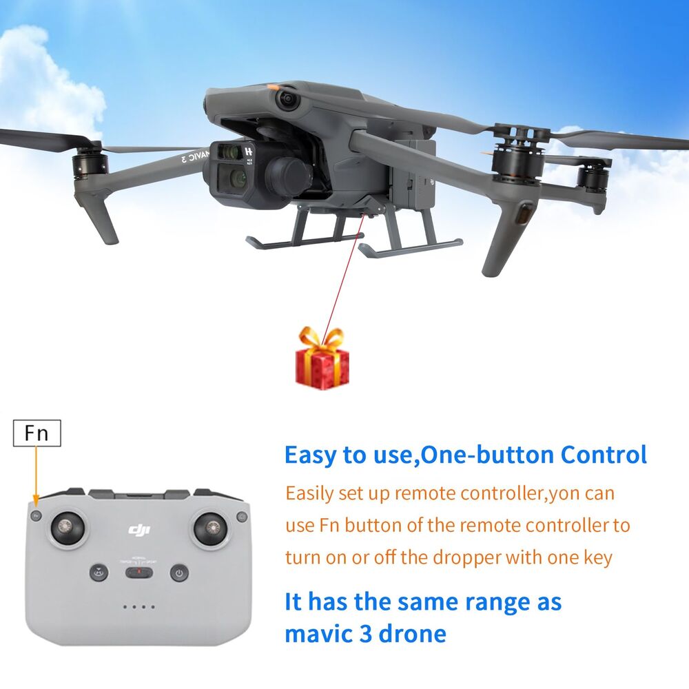For Mavic 3 Dropping System wi - مراجعة Drone Landing Gear وسعره