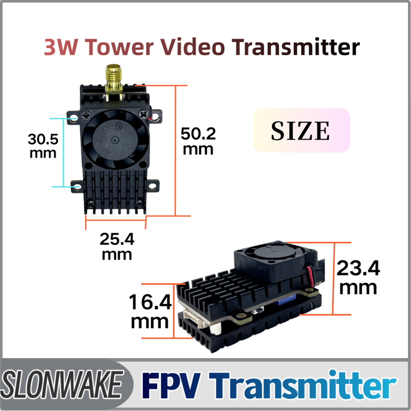 SLONWAKE 5.8G 3000mW Simulatio - مراجعة Drone Frame وسعره
