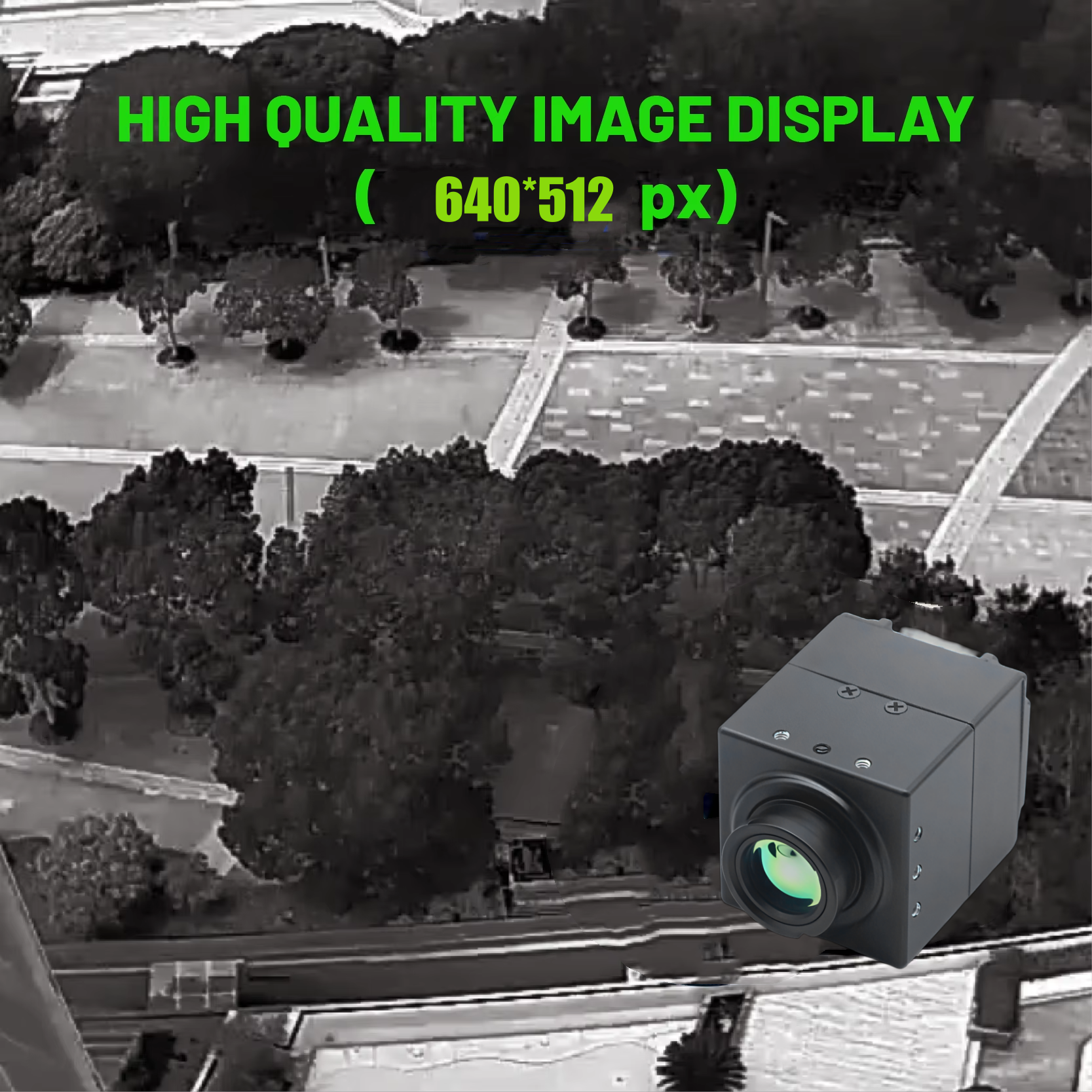 Uncooled 640x512 50Hz Radiomet - مراجعة Drone Camera وسعره