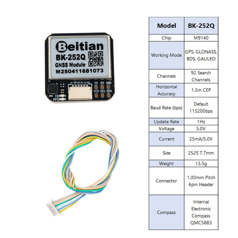 Beitian BK-252Q GPS GNSS Modul - مراجعة Drone Gps Module وسعره
