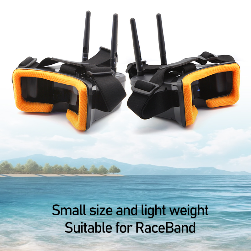 VR009 FPV Video Goggles 3Inch  - مراجعة Drone Antenna وسعره