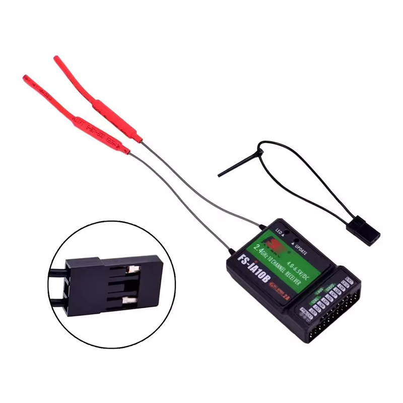 Flysky FS-iA10B 2.4G 10 Channe - مراجعة Drone Battery وسعره