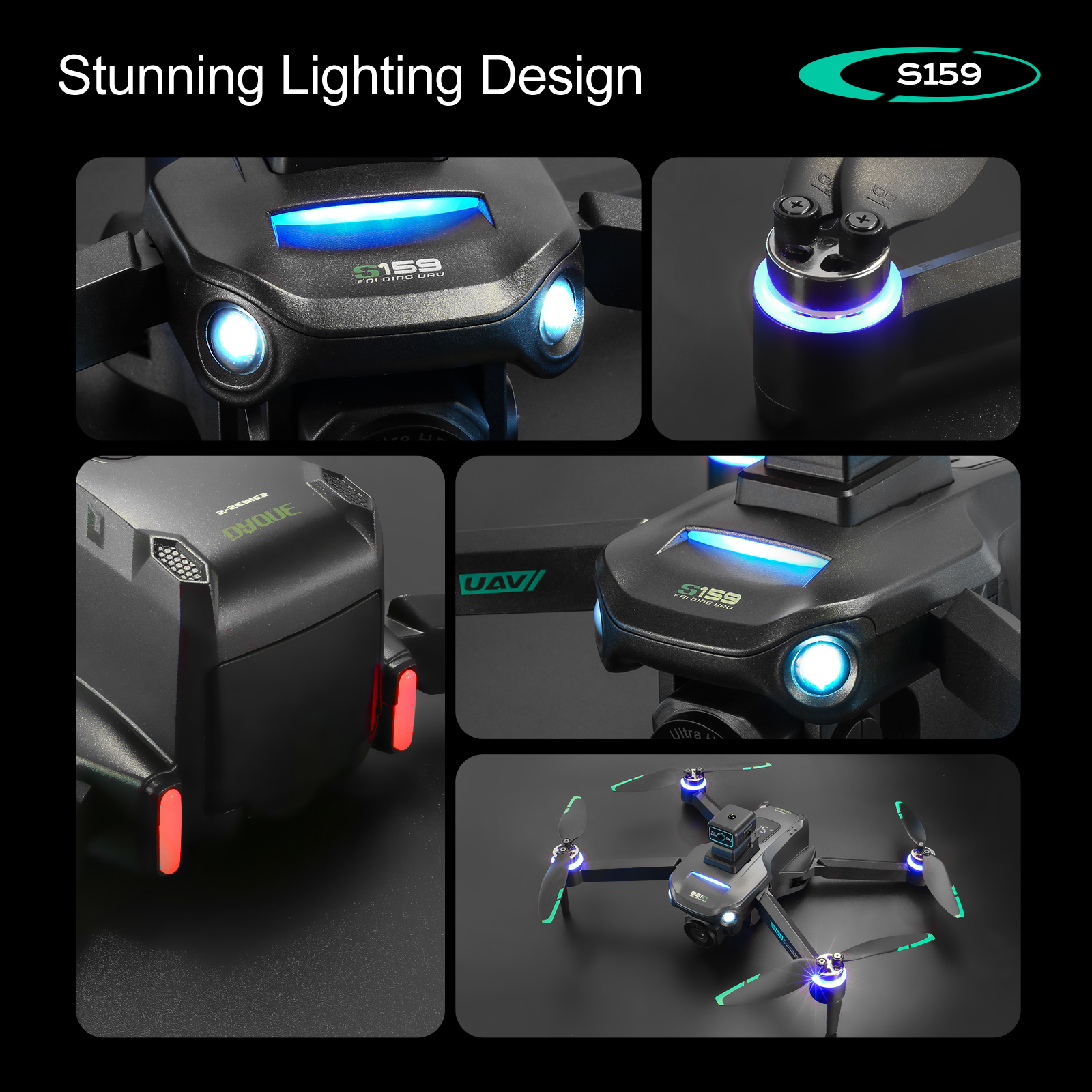 S159 GPS Drone 4K Profesional  - مراجعة Drone Gps Mount وسعره