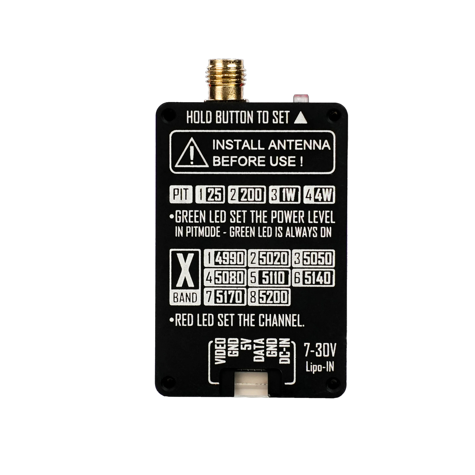 VTX RUSHFPV 4.9G 4W Video Tran - مراجعة Drone Antenna وسعره